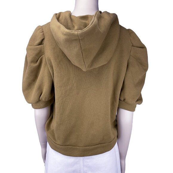 ba&sh Mustard Puff Sleeve Top - Picture 9 of 14